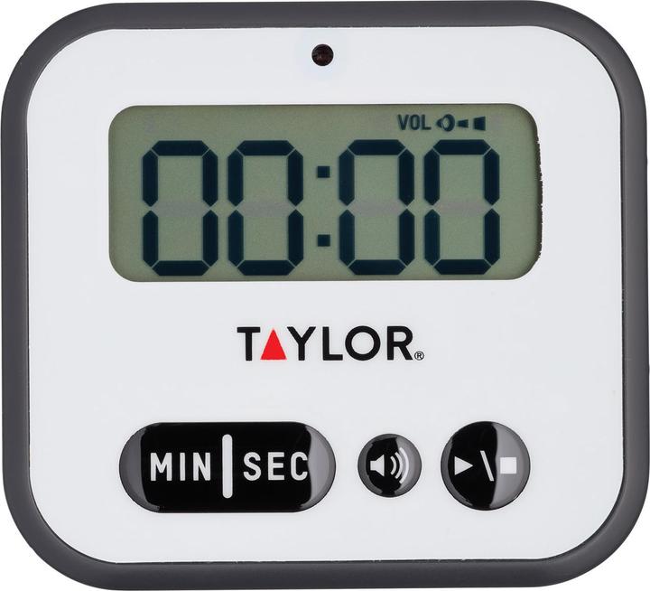 Actual product image Taylor's Taylor Pro Super Loud Digital 100 Minute Timer with Light Alert, Blister Packed