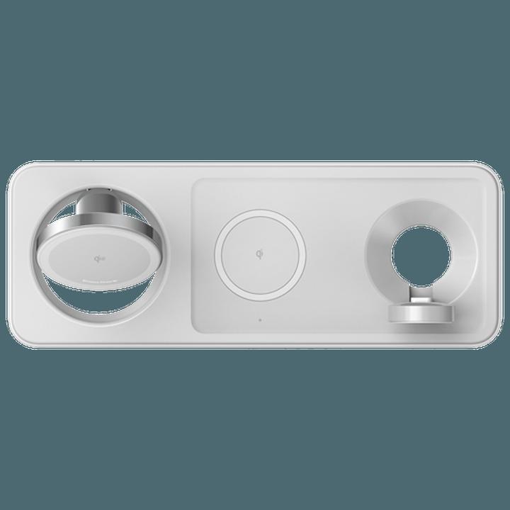 Image du produit Anker Chargeur magnétique sans fil MagGo 15W, 3-en-1 pad, blanc, UE Plug (25 W)
