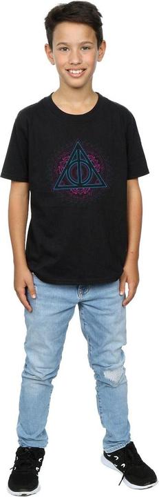 Image du produit - T-shirt NEON DEATHLY HALLOWS - Garçon (152, 158)
