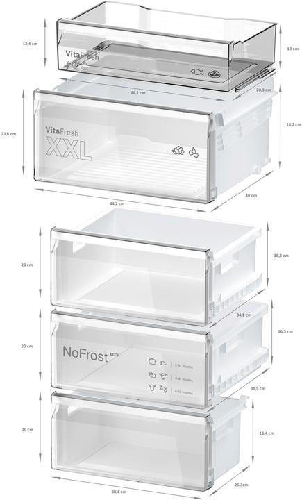 Image du produit Bosch Hausgeräte KGN36VICT (321 l)