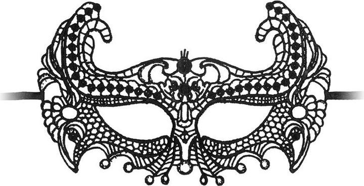 Produktbild Ouch! Empress Black Lace Mask