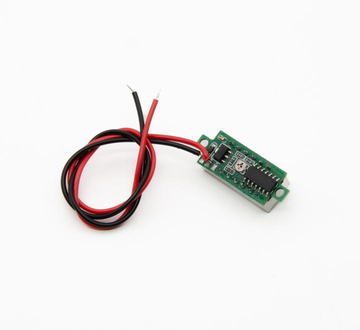 Actual product image Purecrea 0.28 Inch 2.5-30V Voltmeter Digital Red