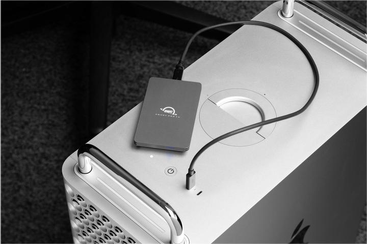 Productafbeelding OWC 2TB Envoy Pro FX Thunderbolt 3+ USB-C draagbare NVMe SSD - Solid State Disk - NVM (2000 GB)