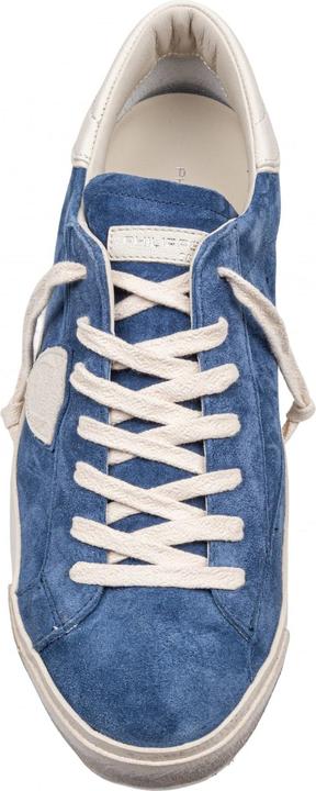 Actual product image Philippe Model prsx suede sneakers color jeans blue (43)