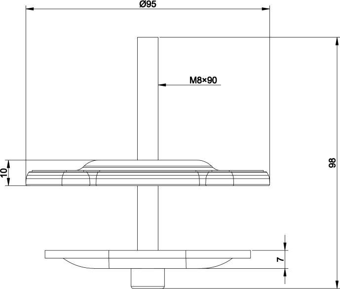 Image du produit Multibrackets Pince de table