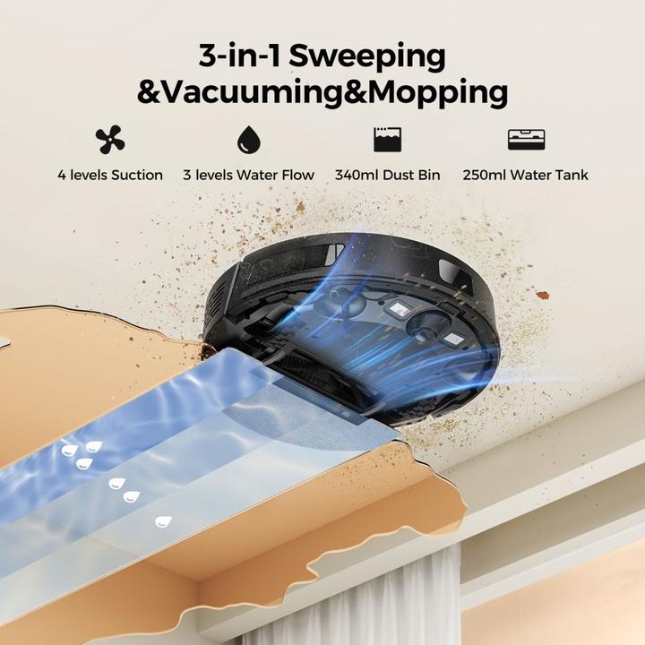 Immagine prodotto Lubluelu Vacuum cleaner L15 Plus robot vacuum cleaner with self-empty station (Aspirazione robotica)