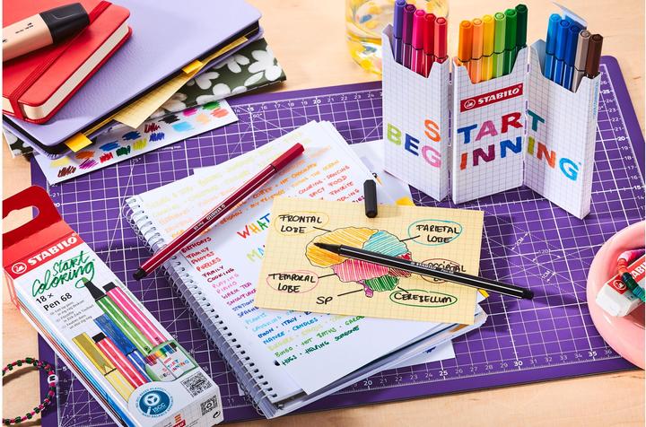 Produktbild STABILO Pen 68 (Sortiert, 18 x)