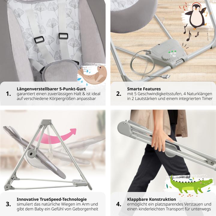 Image du produit tectake Babyschaukel Dogs