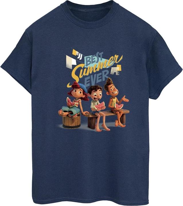 Immagine prodotto Disney Luca Best Summer Ever Maglietta Ampia Donna (XXL)