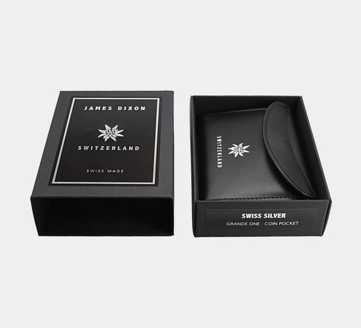 Produktbild James Dixon Grande One - Black/Silver Switzerland - Münzfach