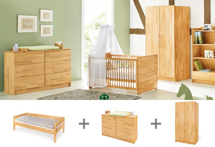 Pinolino Natura" youth room extra wide, 3-pcs. (Children's wardrobes, Changing unit)