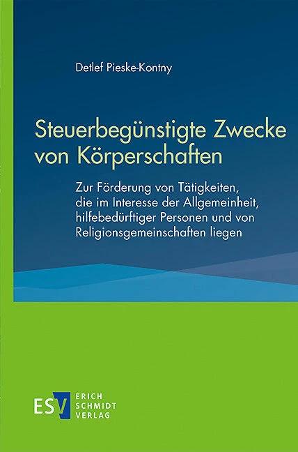 Immagine prodotto Steuerbegünstigte Zwecke von Körperschaften (Tedesco, Detlef Pieske-Kontny, 2023)