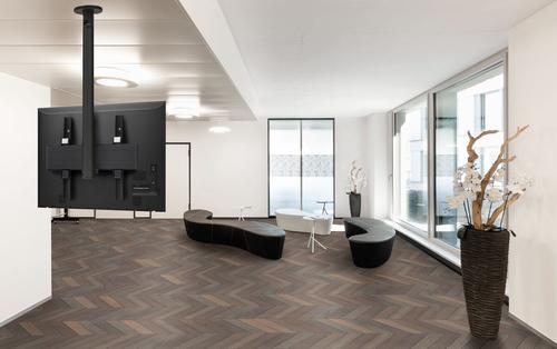 Immagine prodotto Vogels PUC 2415 Palo 150 cm, colore silver, Asta, Argento, 40 kg, Soffitto, TÜV, 60 mm (Soffitto, 40 kg)