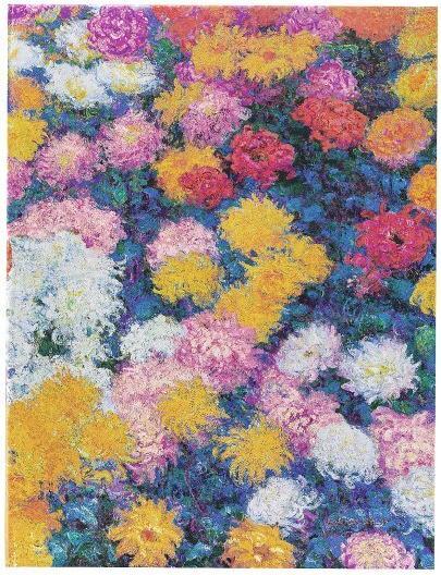 Actual product image Paperblanks Notebook PB Ultra Monets Chrysant.unlin. (Plain, Hardcover)