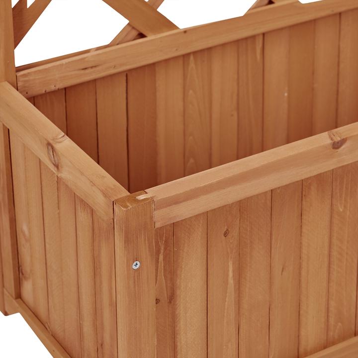 Image du produit Relaxdays Jardinière avec treillis (30 cm, 70 cm)