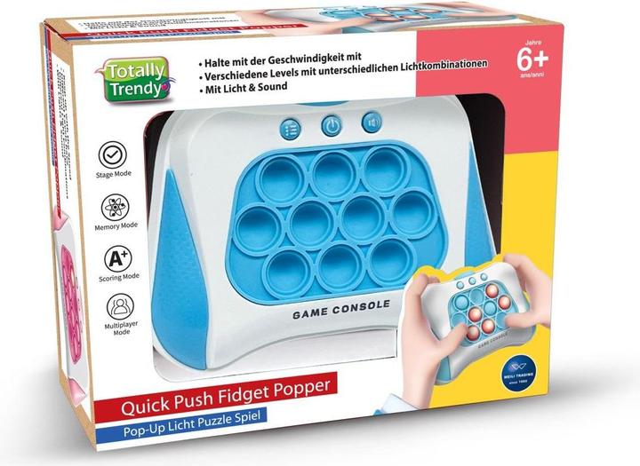 Image du produit Totally Tech Totally Trendy Push Fidget Popper bleu