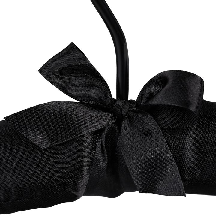 Actual product image Relaxdays Satin Clothes Hanger Set (5 x)