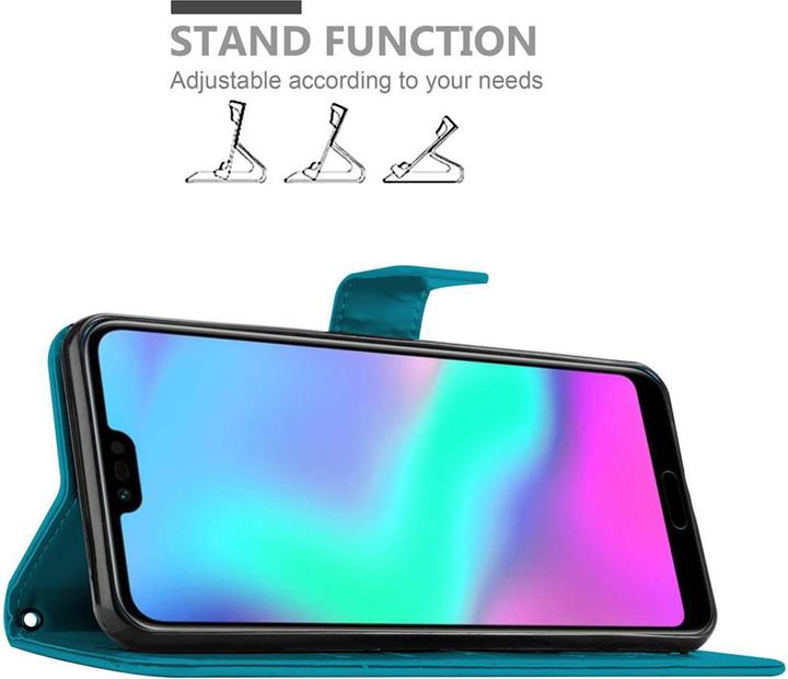 Image du produit Cadorabo Couverture du livre de fleurs (Honor 10)