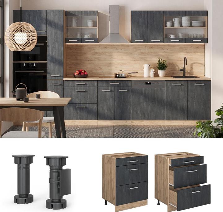 Produktbild Vicco Küchenschrank mit Schublade R-Line