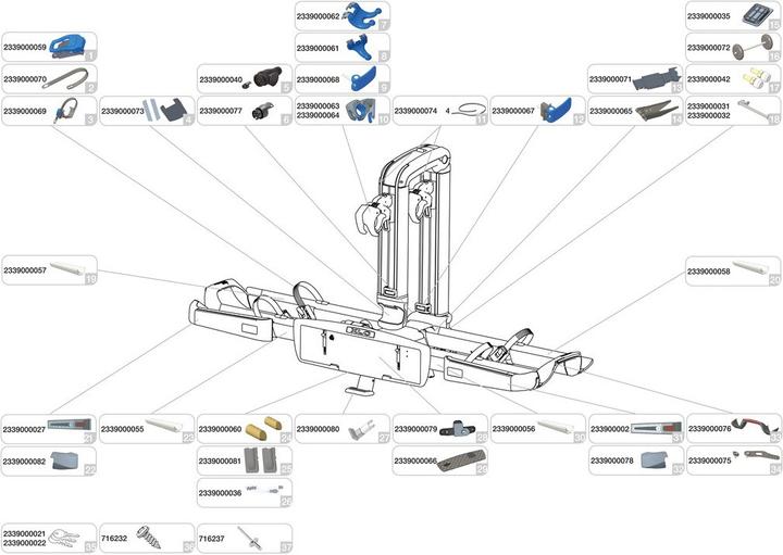 Immagine prodotto XLC Almada (Coperchio della batteria per e-bike)
