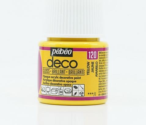 Immagine prodotto Pebeo Deco Colore acrilica lucida (Giallo, 45 ml)