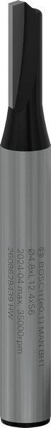 Produktbild Bosch Professional Zubehör Nutfräser, 6 mm, D1 4,8 mm, L 12,4 mm, G 51 mm