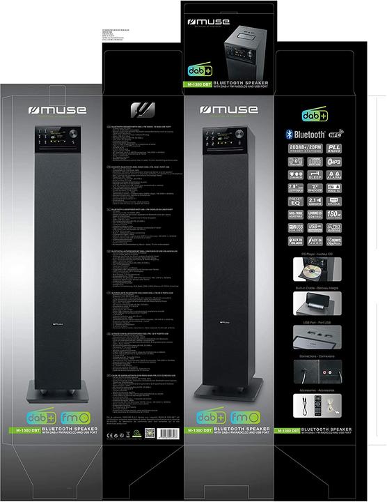 Immagine prodotto Muse M-1380 DBT (DAB, PLL, FM, Bluetooth)