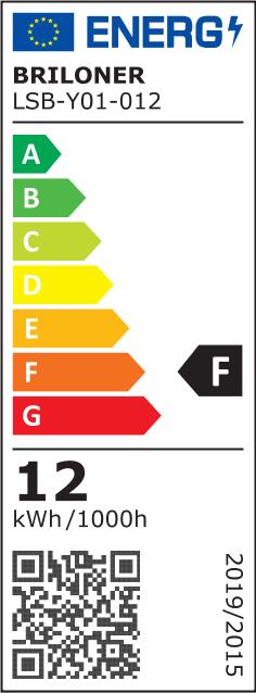 Energie-Label Briloner LED Deckenleuchte Fussball (1300 lm)