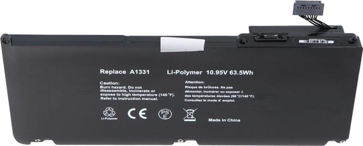 Immagine prodotto AccuCell Akku passend für den Apple Akku A1331, A1342 Akku MacBook Pro 17 (6 Celle, 5800 mAh)