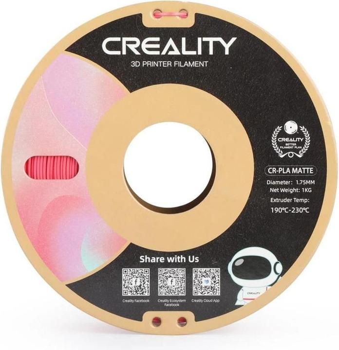 Actual product image Creality Strawberry red (PLA, 1.75 mm, 1000 g, Red)