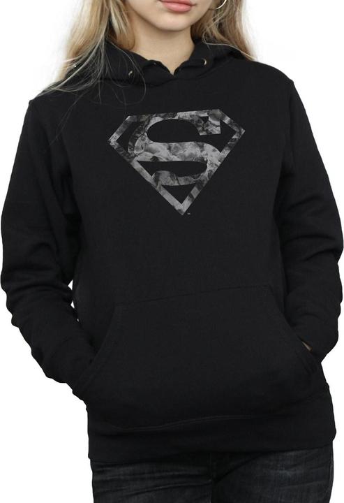 Image du produit - Sweat à capuche SUPERMAN MARBLE LOGO - Femme (S)