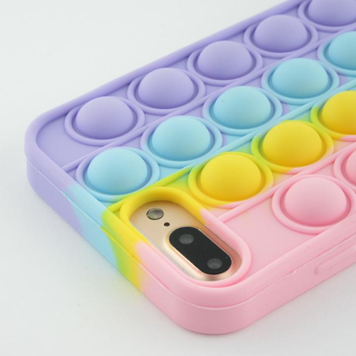 Immagine prodotto PhoneLook Manica in silicone bolle antistress arcobaleno (Apple iPhone 7 Plus)