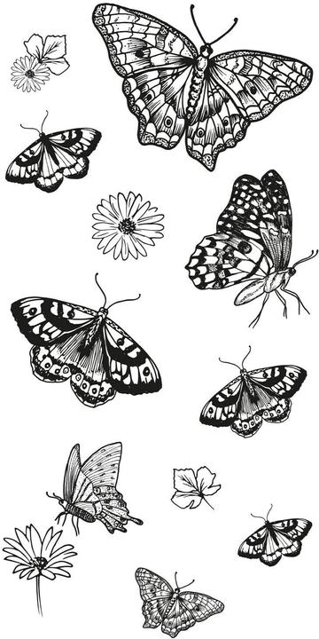 Produktbild Sizzix Clear Stamps Set "Nature Butterflies"