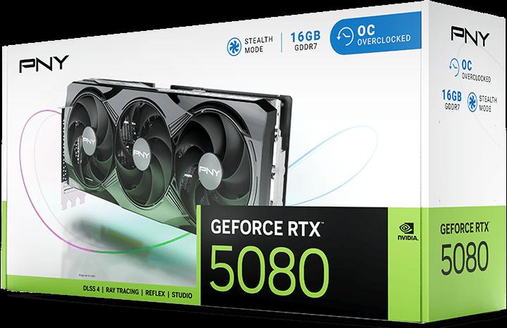 Image du produit PNY GeForce RTX 5080 OC (16 Go)