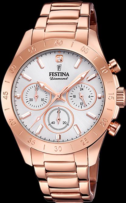 Festina Boyfriend Kollektion f20399/1 (Analoguhr, Chronograph, 39 mm)
