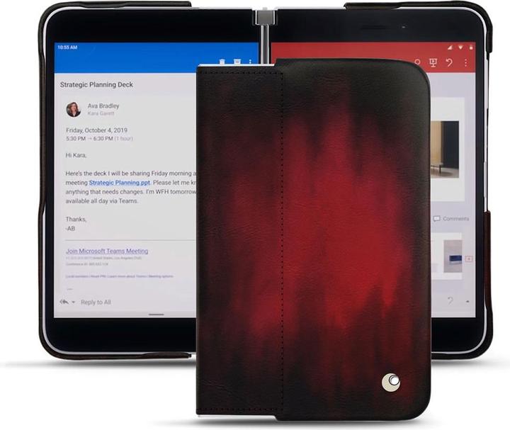 Actual product image Noreve Leather cover (Microsoft Surface Duo)
