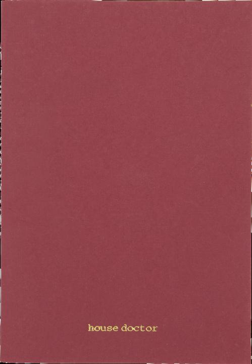 Produktbild House Doctor Notizbuch, HDWrite, Beige/Burgundy/Orange
