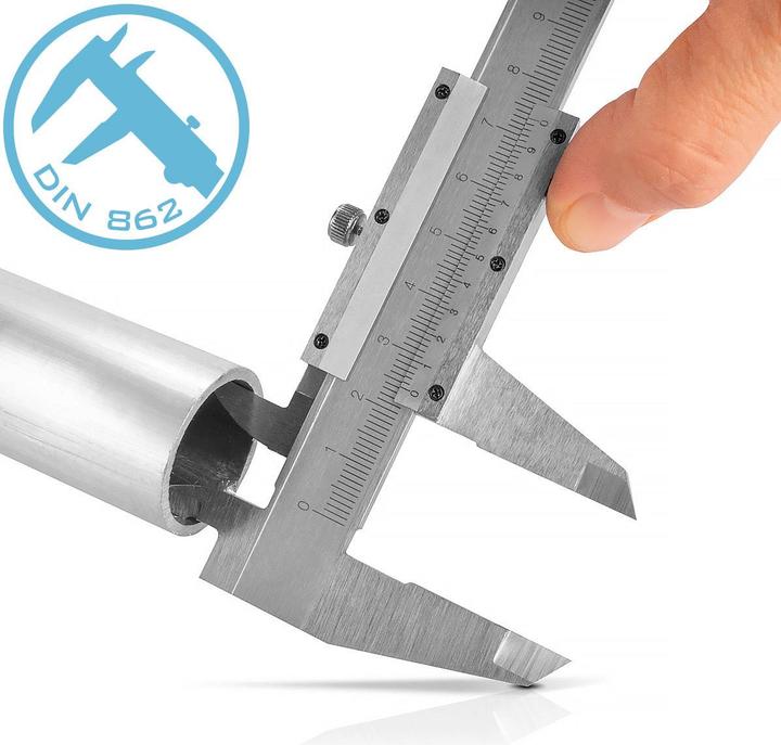 Produktbild Stahlwerk Messschieber 0-150 mm DIN 862 aus gehärtetem Carbon-Stahl (15 cm)