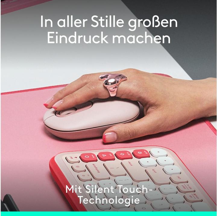 Produktbild Logitech POP Mouse mit personalisierbarem Emoji (Kabellos)