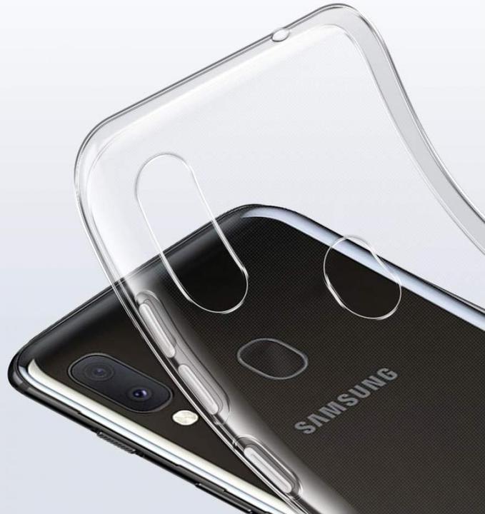 Actual product image Screenguard Samsung Galaxy A20e Flexible TPU Clear Case (Samsung Galaxy A20e)