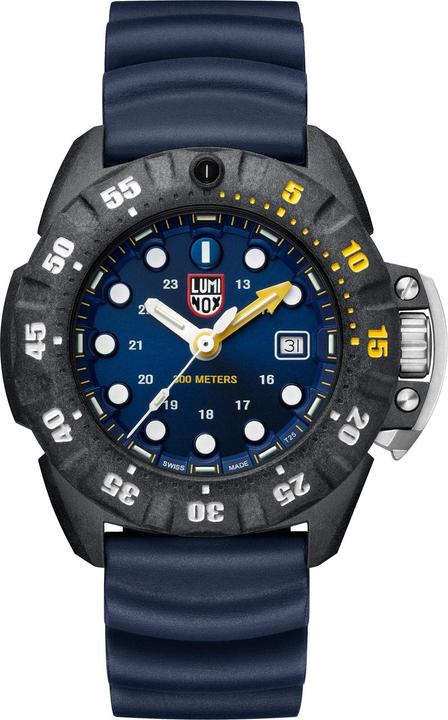 Actual product image Luminox Scott Cassell Deep Dive Carbon Blue (Analogue wristwatch, 44 mm)