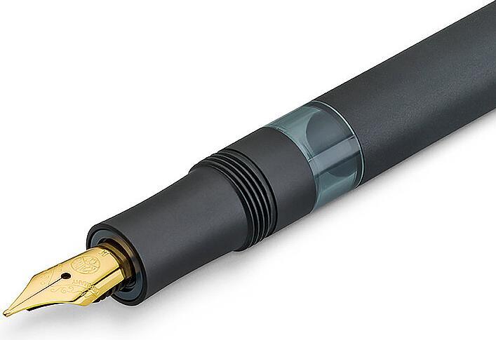 Produktbild Kaweco Füllfeder Piston Filler Set M (Königsbaumatt schwarz mit goldenen Elementen, 1 x)