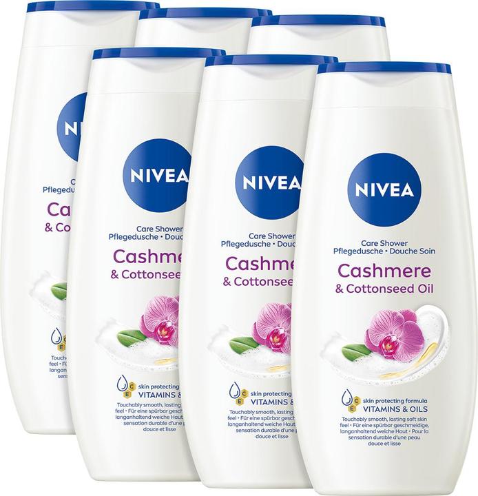 Immagine prodotto NIVEA Multipack Pflegedusche Cashmere & Cottonseed Oil (6 Stück)