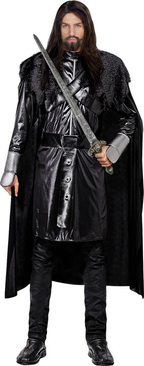 Image du produit Widmann Chevalier noir de la Garde de nuit avec casaque avec protège-bras et manteau, ceinture (S, M, L, XL)