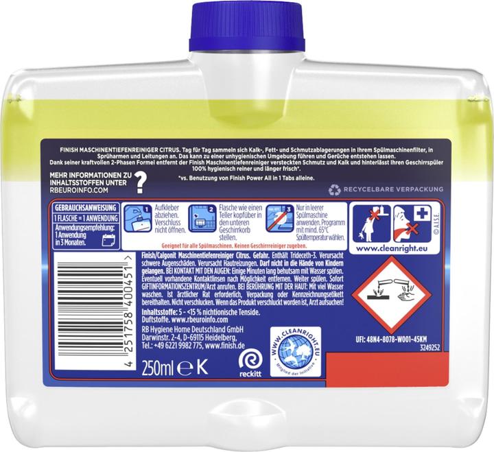 Actual product image Finish Machine deep cleaner (Flask, 141 x)