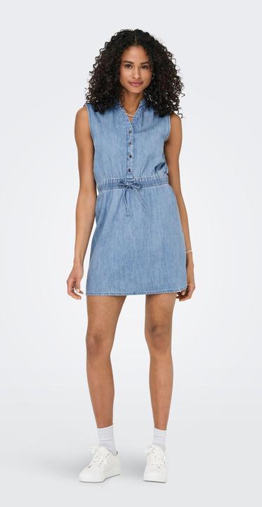 Produktbild Only Normal geschnitten V-Ausschnitt Midikleid Jeanskleid (L)
