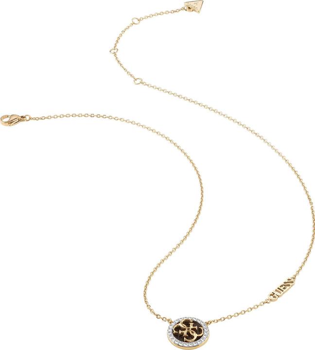 Produktbild Guess Life In 4G Charm Gold Plated Necklace JUBN02146JWYGBKT/U (Edelstahl, 40.5 cm)