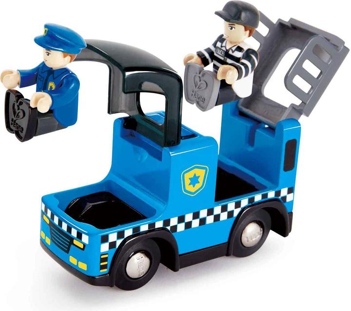 Actual product image Hape Police car with siren