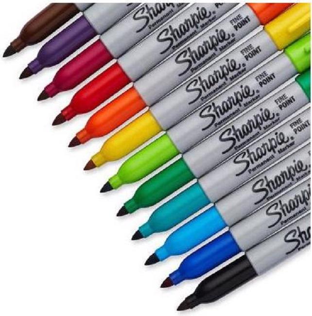 Produktbild Sharpie Marker Fein Rundspitze F (Mehrfarbig, Grau, 1 mm, 24 x)