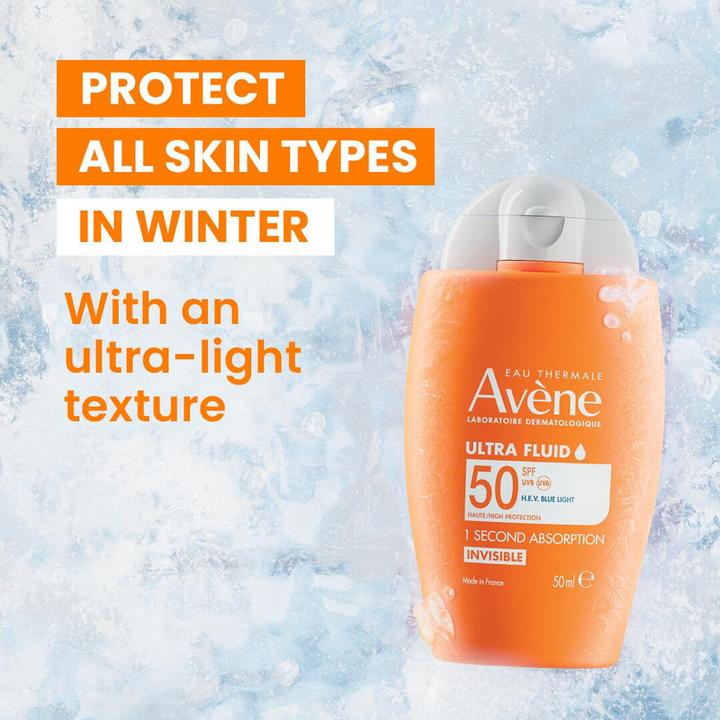 Produktbild Avène Ultra Fluid Invisible (Sonnencreme Gesicht, SPF 50, 50 ml, 68 g)